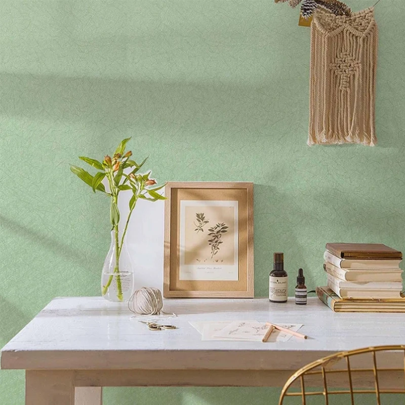 Custom 3D Embossed Waterproof Pink Wallpaper Self Adhesive Silk Textured Pattern Wallpaper