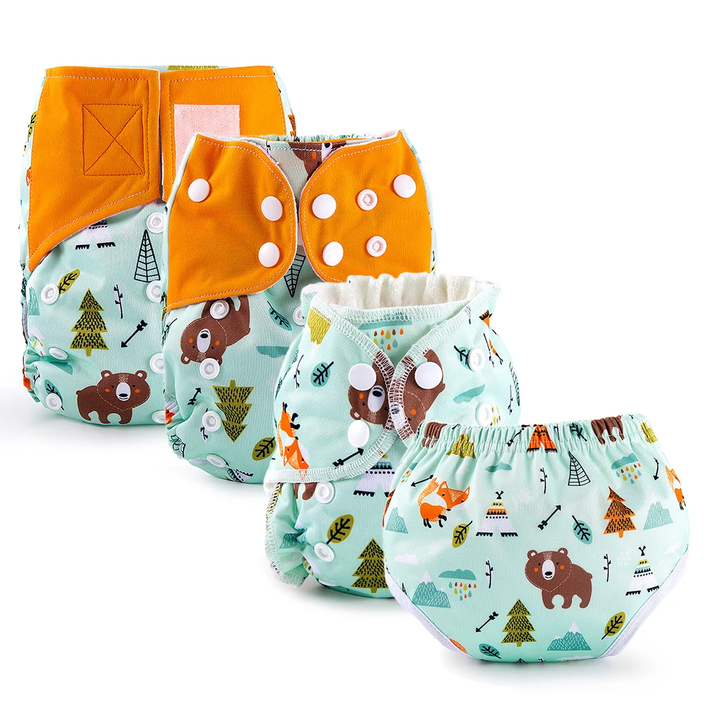 Reusable Baby Diapers Pants Washable Ecological Cloth Diapers For Baby