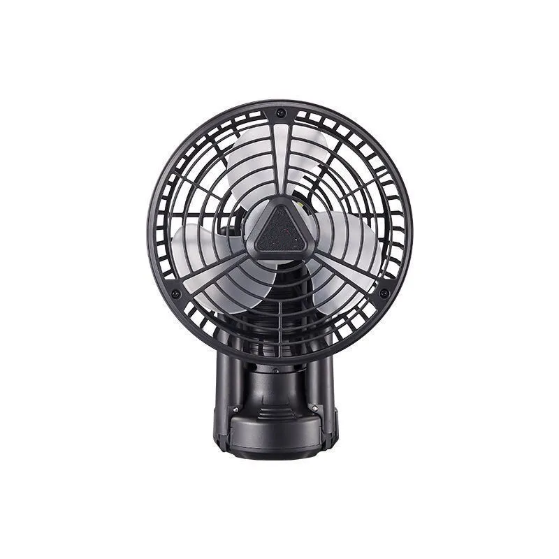 12V Multifunctional Portable USB Charging Outdoor Solar Fan with LED Lighting Camping Fan