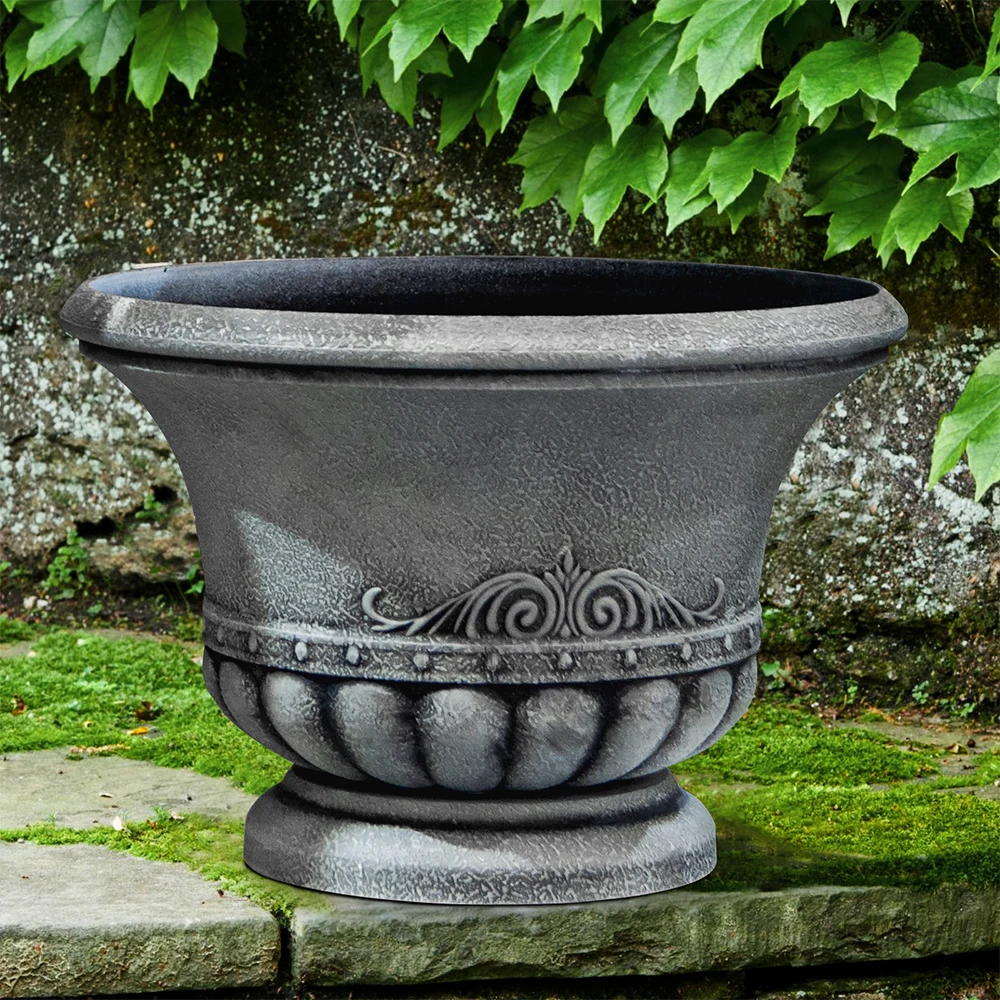 European Antique Urns and Pedestal Plastic Flower Pots Home Decoration Garden Decoration Urn Used with Flower/green Plant Europe