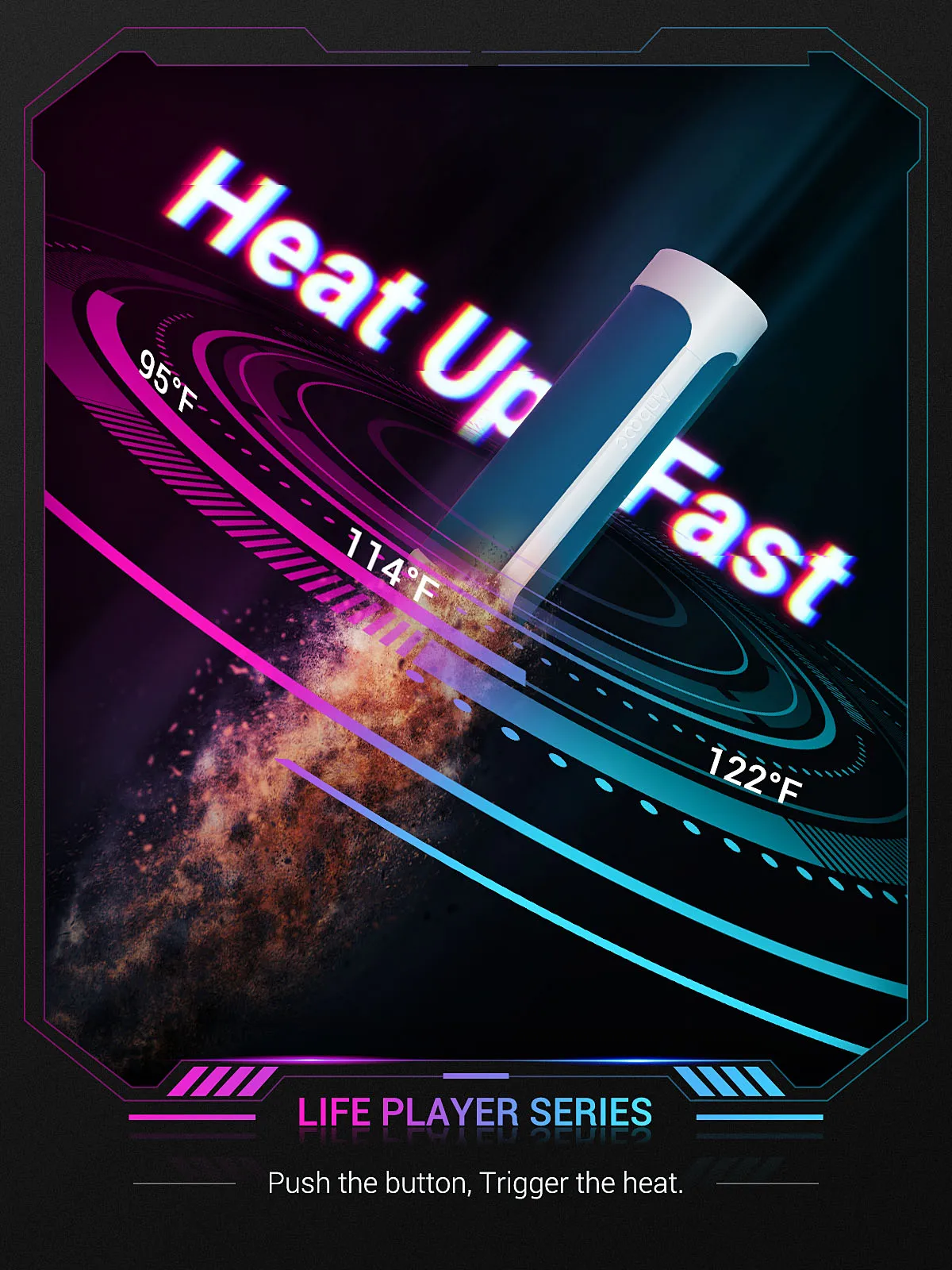 Новинка 2022, 5000 мАч, многоразовый внешний аккумулятор, электрический портативный обогреватель, модный подарок на Рождество, настраиваемый перезаряжаемый обогреватель для рук