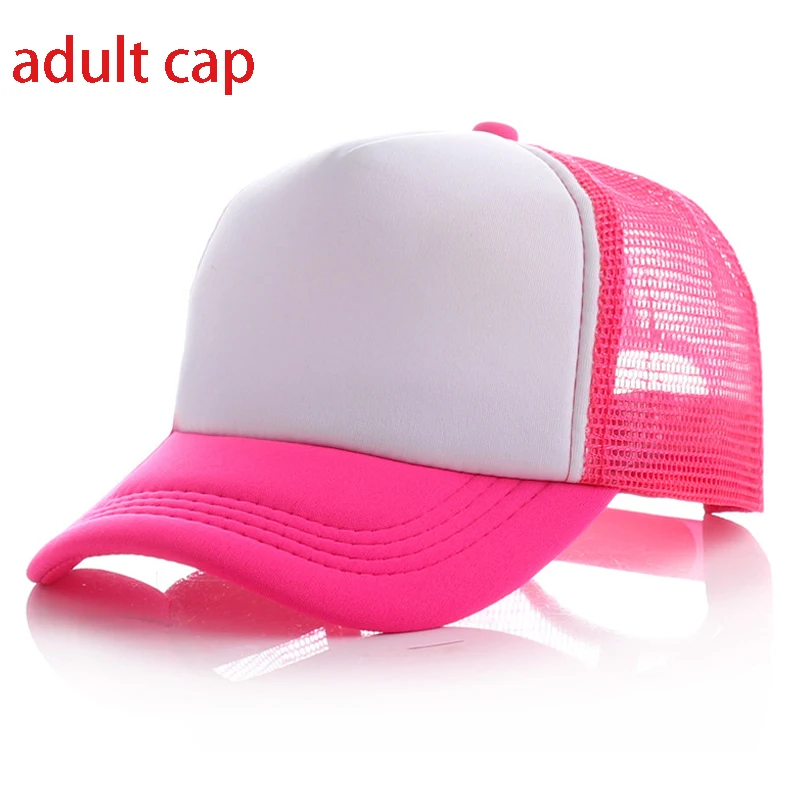 Blank Custom Printed Trucker Hat Wholesale Colorful Mesh Adult Hats