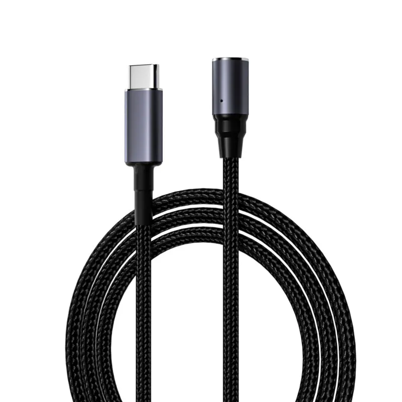 100 вт универсальное зарядное устройство для ноутбука с USB C PD на 8 контактов постоянного тока, магнитный кабель, шнур питания, адаптер для ноутбука Dell HP Asus Lenovo, кабель питания