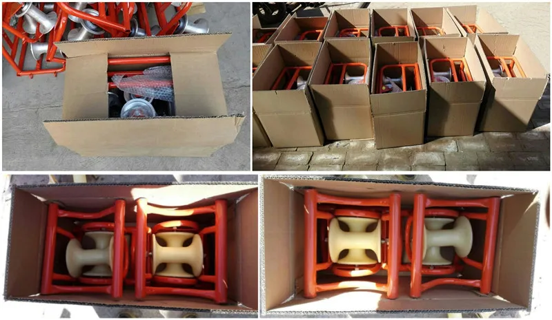 Aluminum Cable Pulling Roller Ground Cable Pulley Corner Cable Laying Roller Nylon Guide Rollers