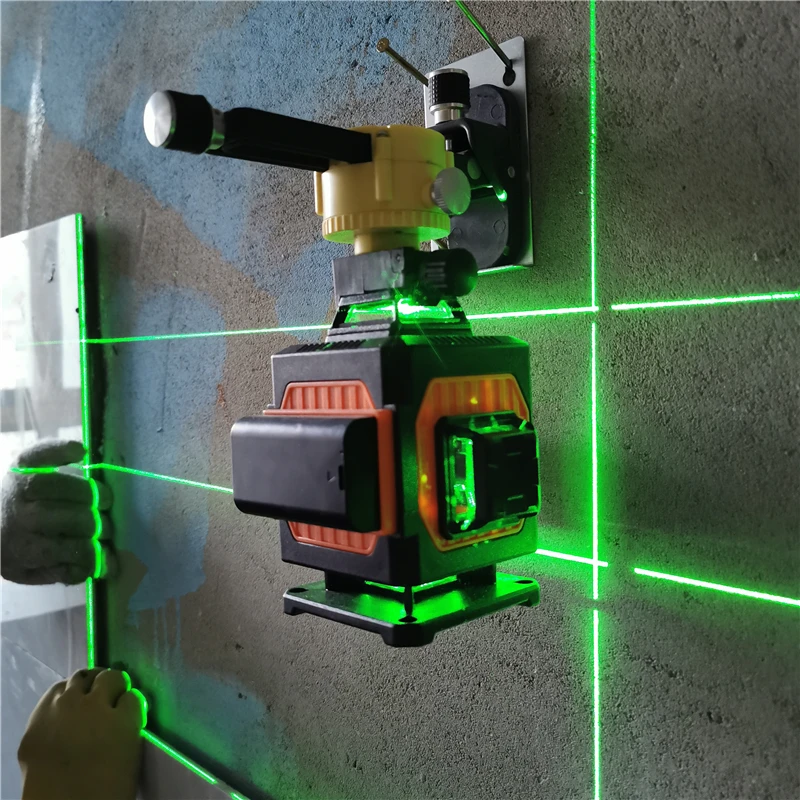 Chile top supplier 360 degree rotation self leveling horizontal and vertical 4D 16 line laser horizontal indoor and outdoor gree