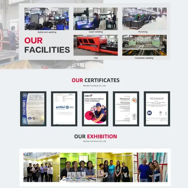 Multifunctional Home Use Metal Rack Storage Shelf Racks Shelving Heavy Duty Units Foldable Storage Rack