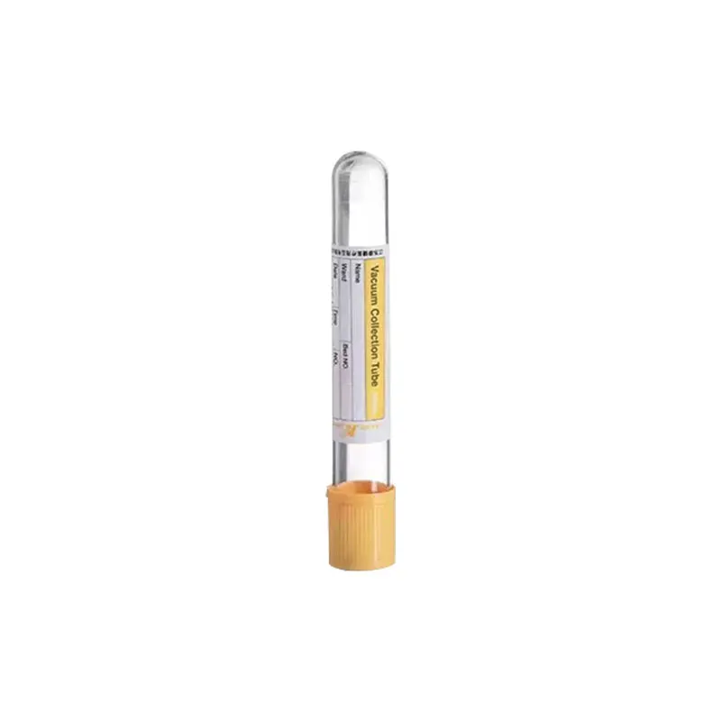 GEL WITH CLOT ACTIVATOR TUBE Yellow Top 3ml-9ml Disposable Vacutainer Vacuum Blood Sample Collection Tube For Hospital