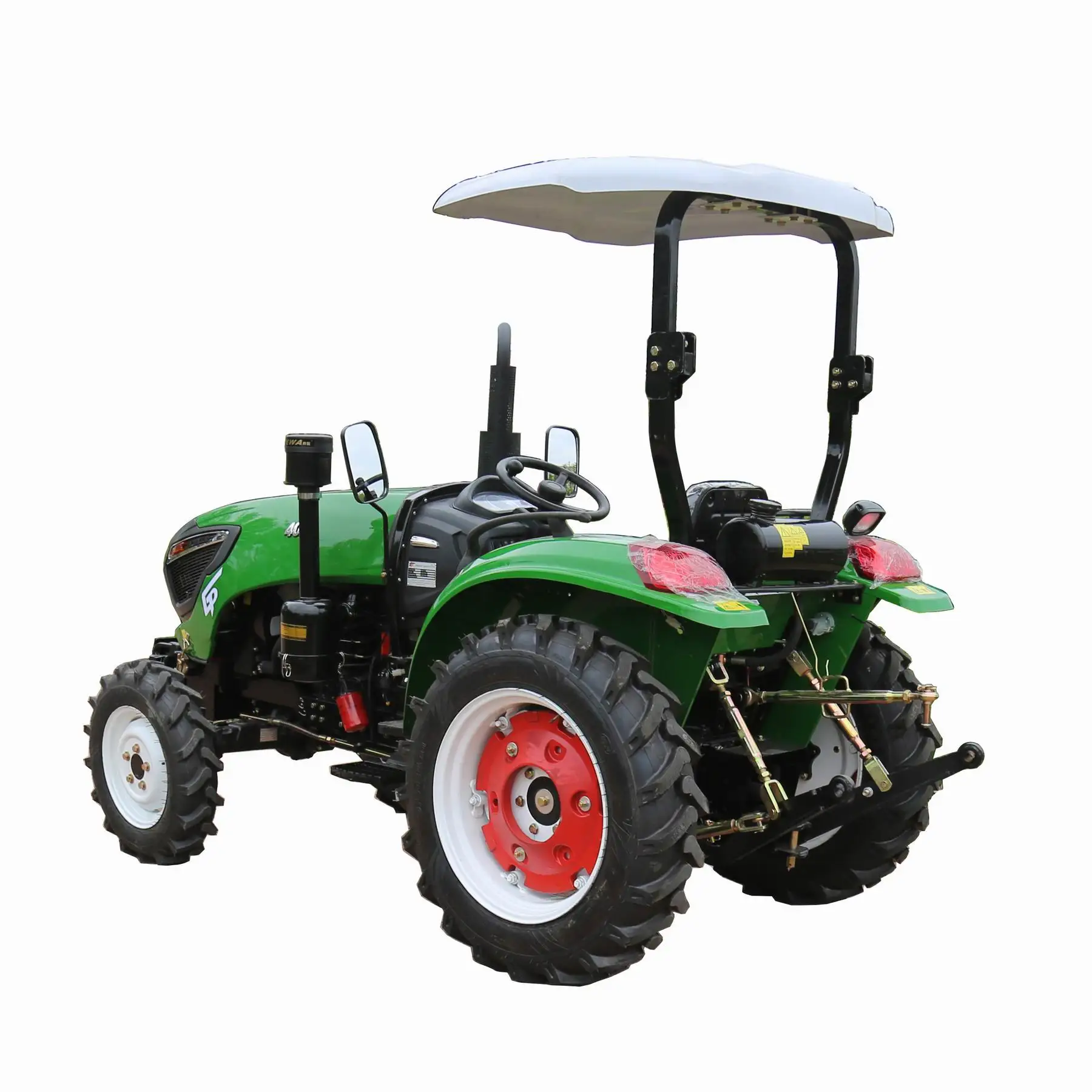 china shandong 40hp agricultural small electric diesel garden agriculture farm mini 4x4 tractor price for sales in georgia