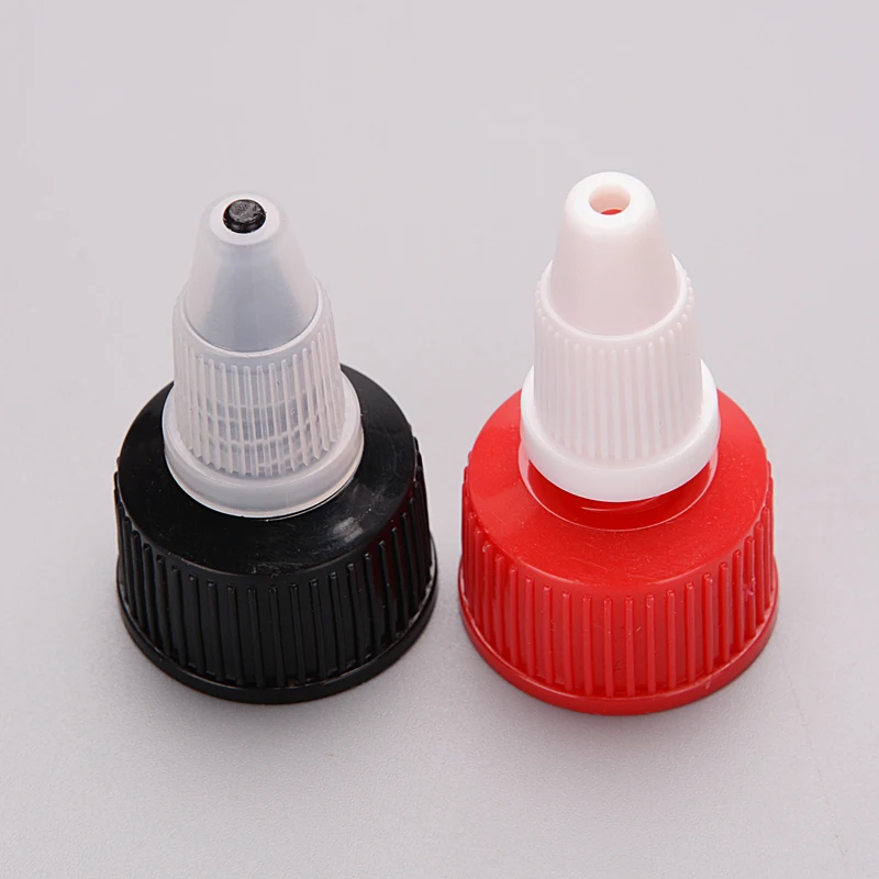 PP Squeeze Nozzle Tip Cap Twist Top Plastic Cap for 18/410 20/410 24/410 28/410 size