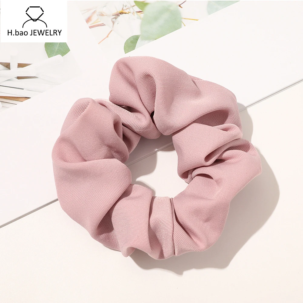 Sweet Girls Scrunchies Candy Color Grid Hair Ties Girls Ponytail Holders Rubber Band Elastic Hair Band Hair Accessories