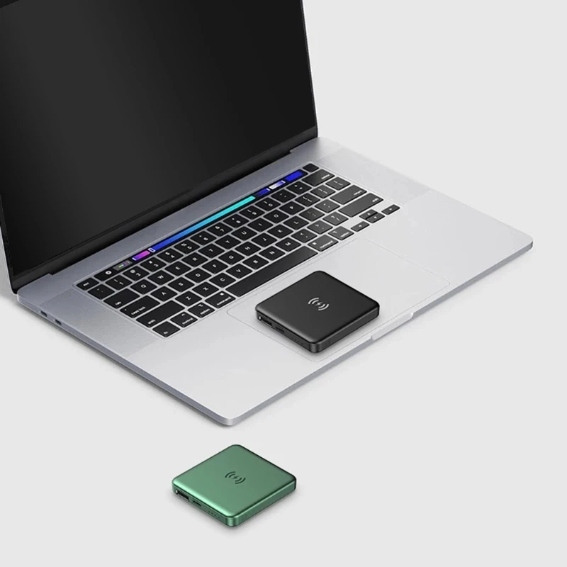 Mangsafe магнитное всасывающее Беспроводное зарядное устройство 5000 мАч для мобильного питания apple
