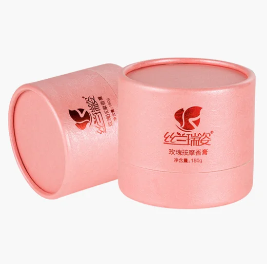 Paper Tube OEM Design Skincare Product Package Boxes Cardboard Cylinder Wholesaler