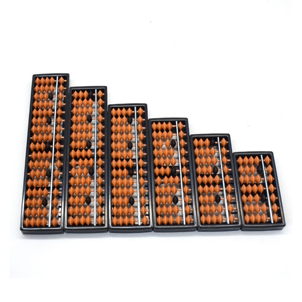 Multi-size student brown plastic cheap prices sale kit manufacturers chinese school toy small soroban abacus tools for kids