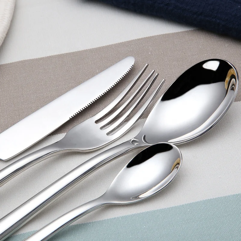 Wholesale High Quality Stainless Steel Flatware Set Travel Camping Cutlery
