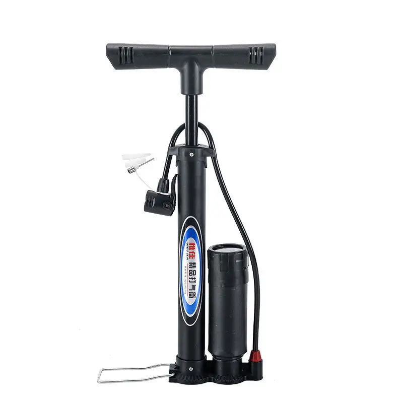 Vtogether V00014900 44cm bicycle tire pump with pressure gauge bicycle bike floor air pump bike bicycle pump