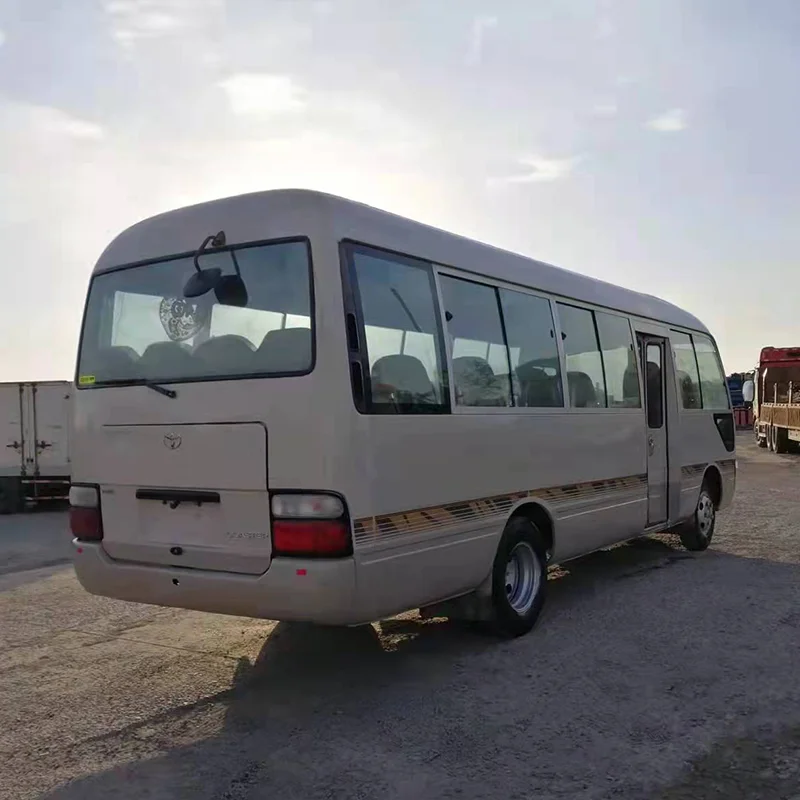 Best Selling Used Toyotai coaster Bus diesel Engine Left Steering Mini Bus Used 30 Seats Car with Discount Price