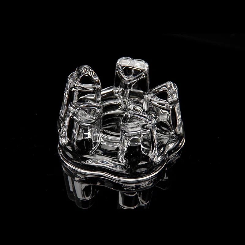 Creative Heart-Shaped Glass Vase, Small Circular Tea Pot With Heating Base Accessories, Used For Weddings Or Decoration