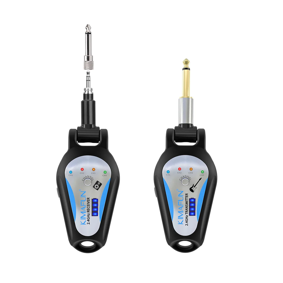 KIMAFUN KM-G207-2 3,5 мм до 6,35 мм беспроводной Звук pick up для электронная клавиатура саксофон гитара скрипка фортепиано для камеры телефона