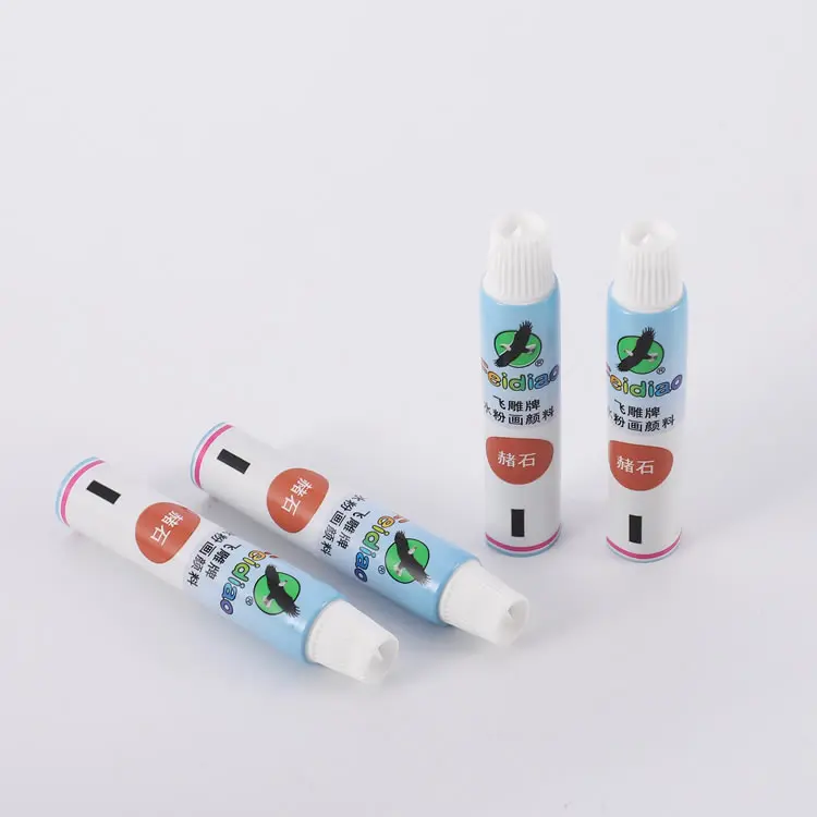 OEM/ODM Empty 5/10/15/20g Custom Printing Mini Aluminum Plastic Tube ABL Paint tube for painting and oil painting