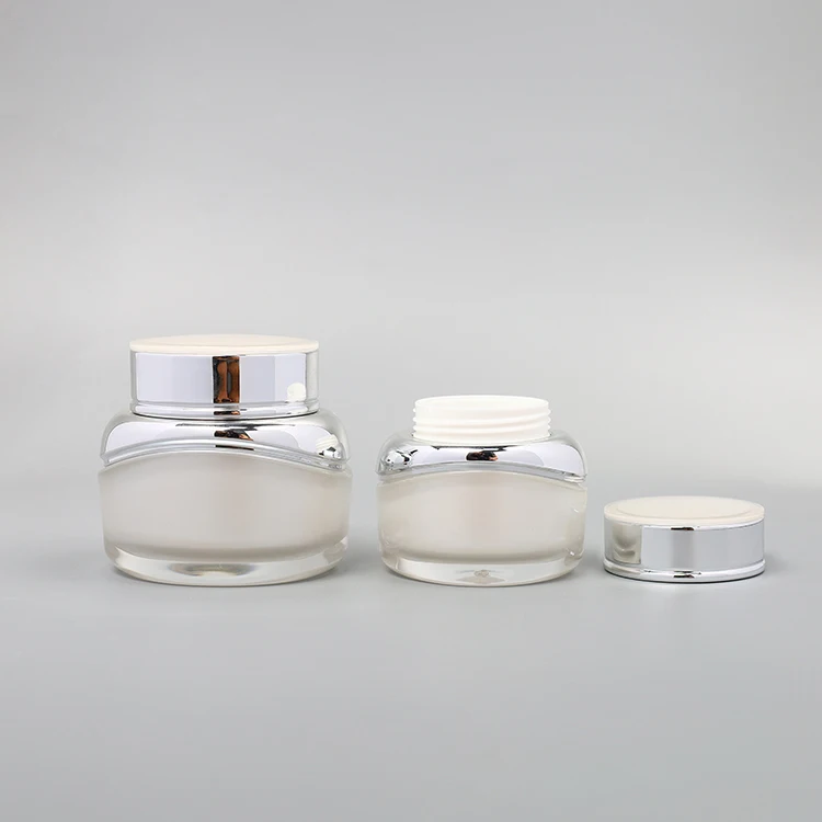 Custom Prints Wholesale High End Plastic Screen Printing Empty Airless Acrylic Bottle