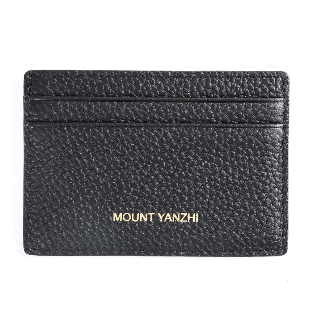 OEM Wholesale Customized Logo Cardholder Business Genuine Leather ID Credit Card Holder for Men and Women