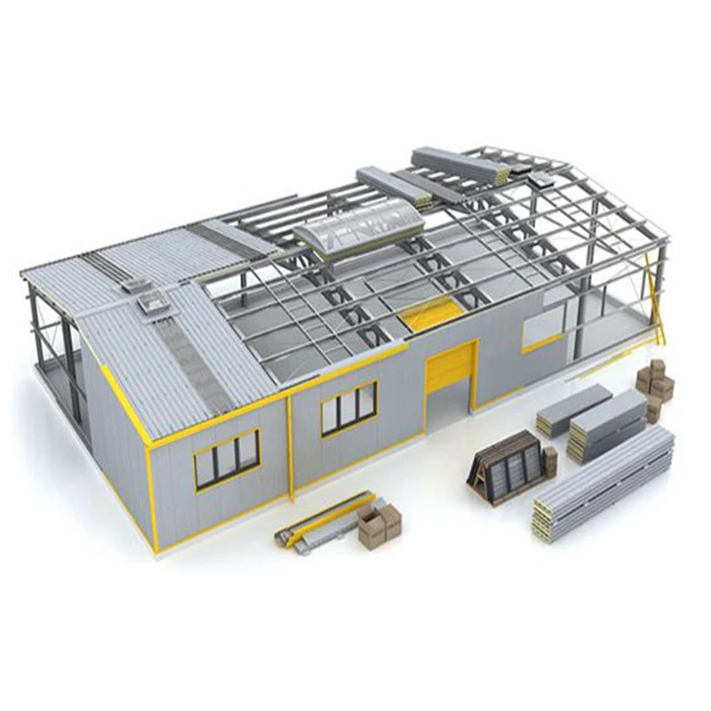 Factory Customized Engineer Designed Insulated Panels Steel Structure Prefab Modular Warehouse