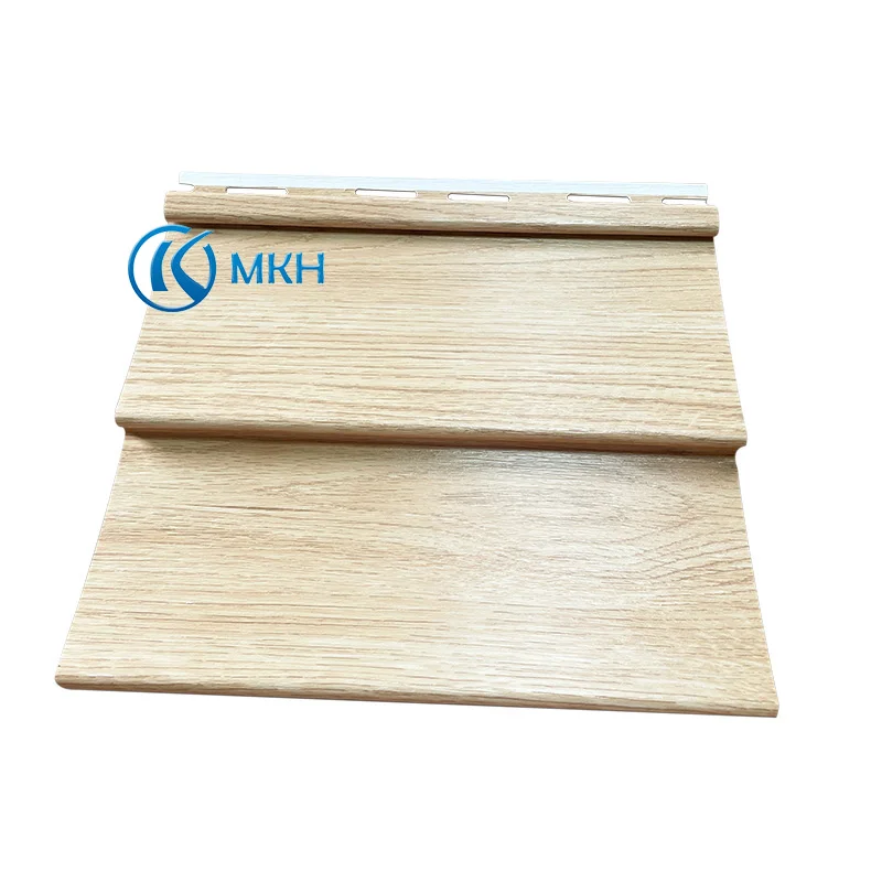 Factory Decorative Eco-friendly 8inch Waterproof 1mm 3.8M Wooden Laminated PVC Vinyl Siding Interior Cladding Wall Panels