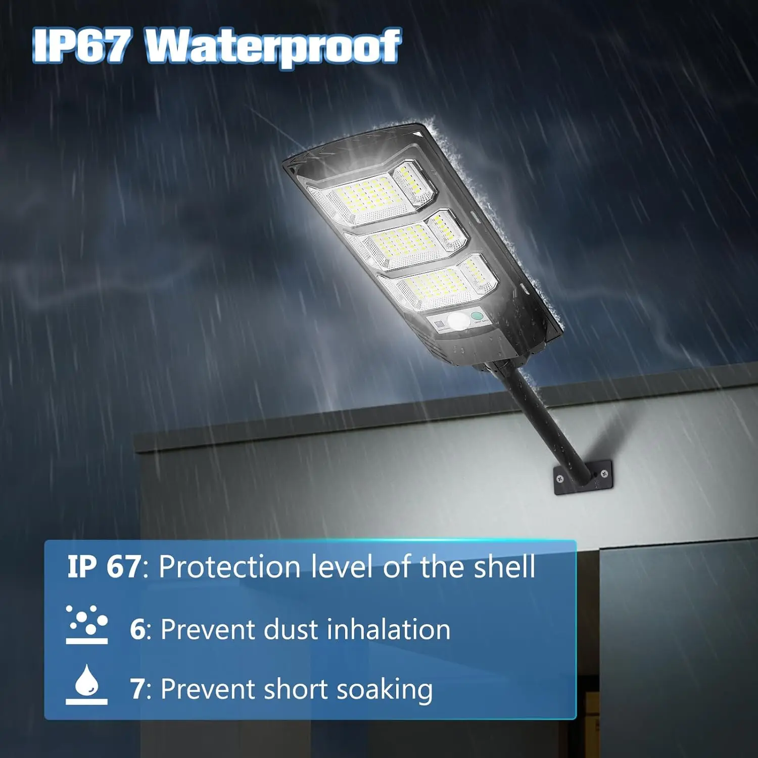 TSINYE Solar-Powered LED Street Decoration Lights Garden Lamp with Waterproof IP65 Motion Sensor for Outdoor Courtyard Garden