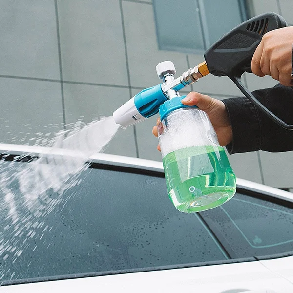 Прозрачная пенопластовая пушка Snow Master