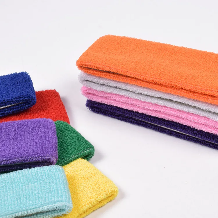 Fast Moisture Wicking Sports Elastic Exercise Yoga Workout Sweatband Sweat Running Headband