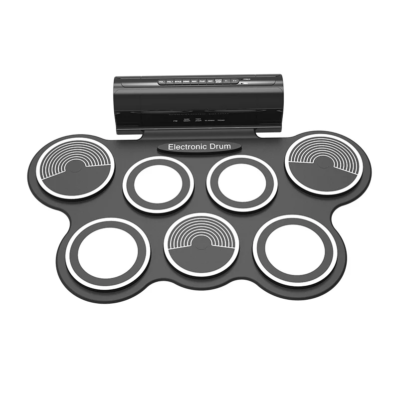 Hot selling hand roll drum set with midi  out function  for early childhood education