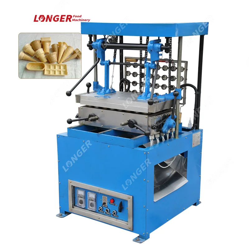 Вафельная конусная машина для печенья мороженого