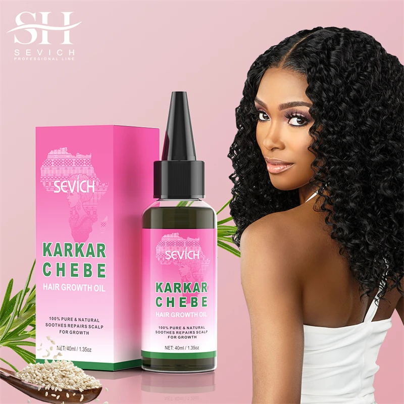 Best Hair Growth Rosemary Oil Veganic Natural Thickening Repairing Nourishing Chebe Oil for Hair Product