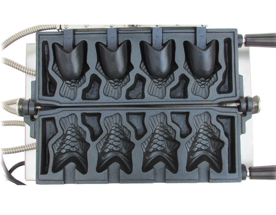 Ice Cream Fish Waffle Cone Taiyaki Ice Cream Maker Machine