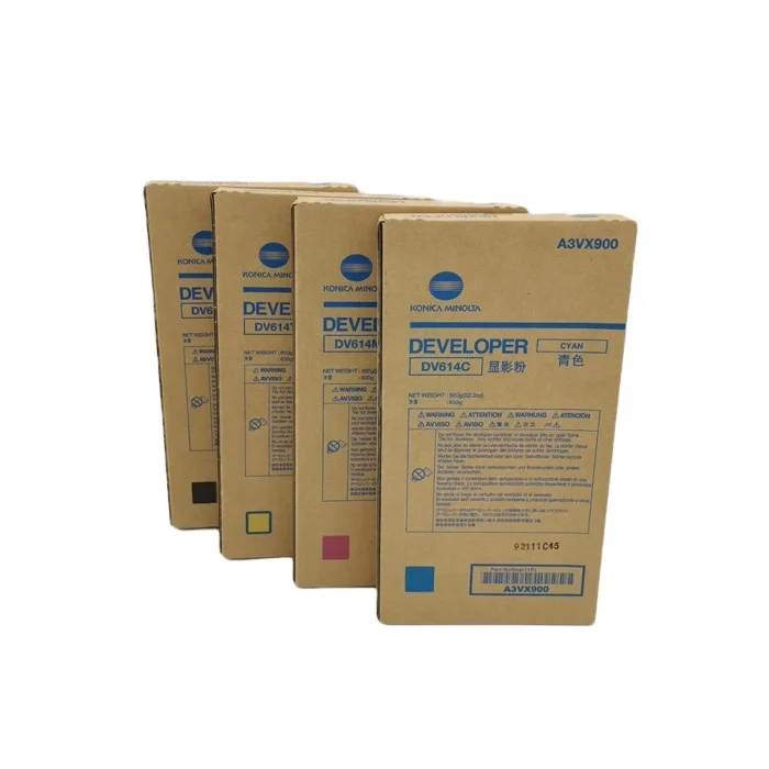 Новый оригинальный DV-614 DV614 для Konica Minolta тонер Bizhub C1060 C1070 1085 1100 разработчик комплект DV610