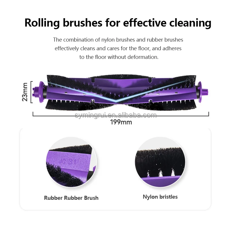 Roller Side Brush Hepa Filter Mop Cloth Fit for Narwal freo / j3 Robot Vacuum Cleaner Replacement Parts Accessories