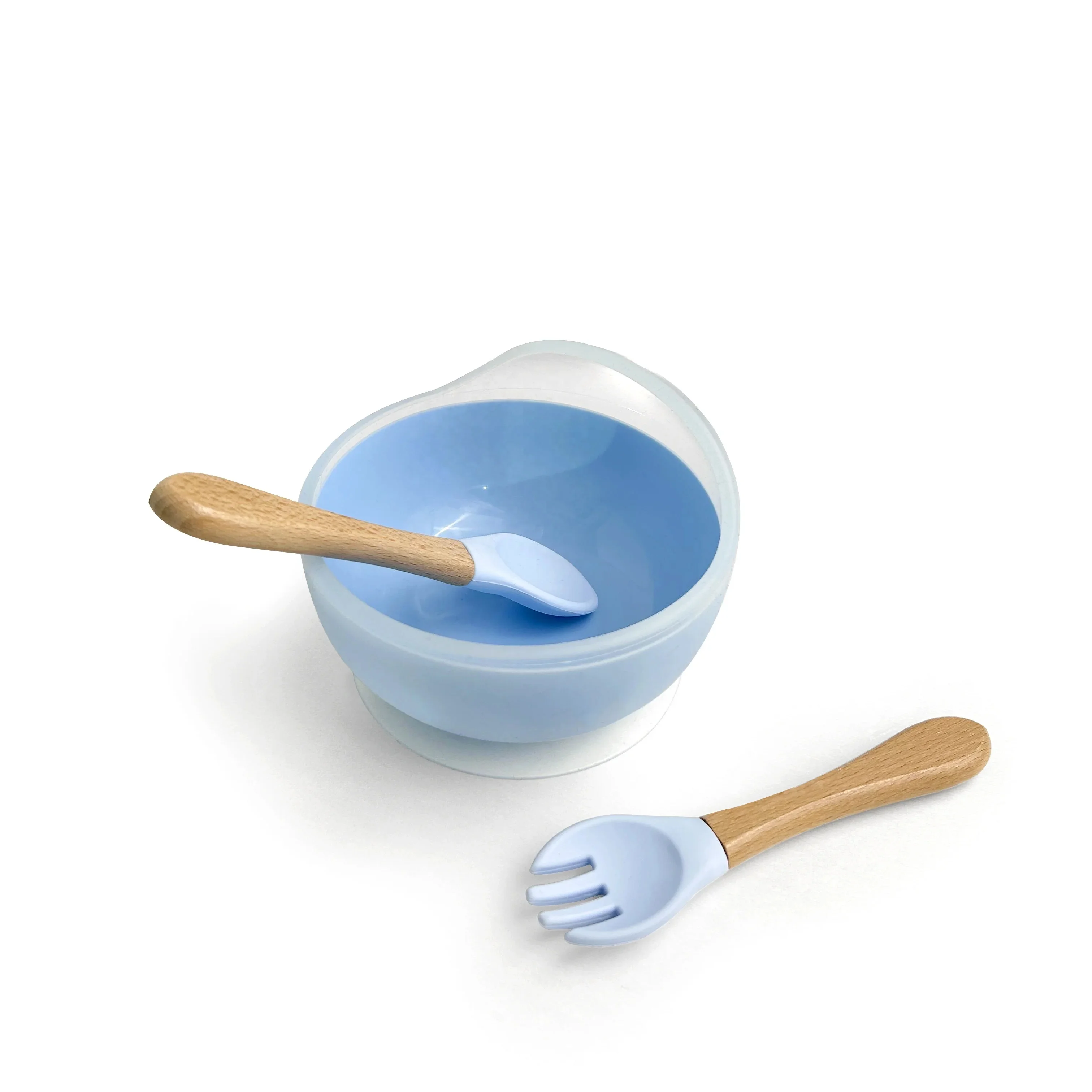 Anti Spill Food Grade BPA Free Children Tableware Dinnerware Food Feeding Set Suction Silicon Silicone Baby Bowls For Baby Food