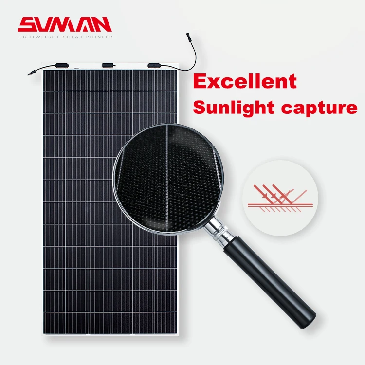  Sunman хорошее качество высокая эффективность 370 Вт Perc Бесплатная Гибкая солнечная панель