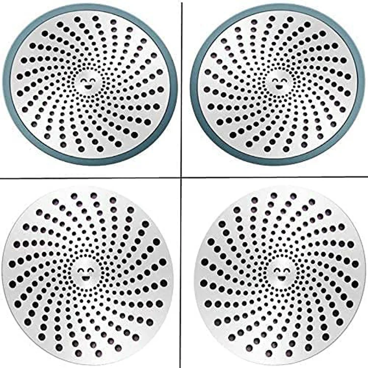 jutye Drain Filter, Shower Filter, floor drain cover Kitchen Waste Water Grill Filter   Drain Hair Catcher