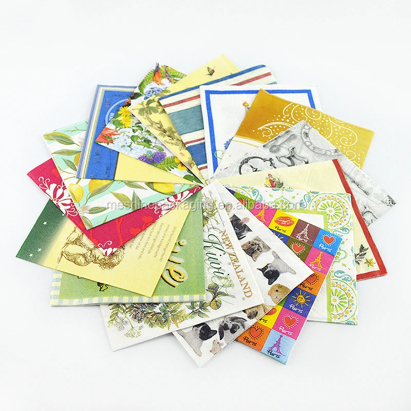 Bamboo Fiber Black White Stripe Pink Christmas Paper Decorative For Restaurant Serviettes Logo Custom BarCocktail 3 Ply Napkins