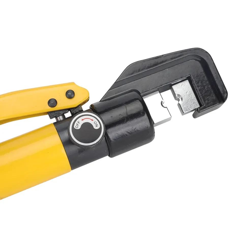 10 Ton Hydraulic Crimping Tool 12 AWG-2/0 AWG Battery Cable Railing DIY Grade Carbon Steel Material OEM Customization Support