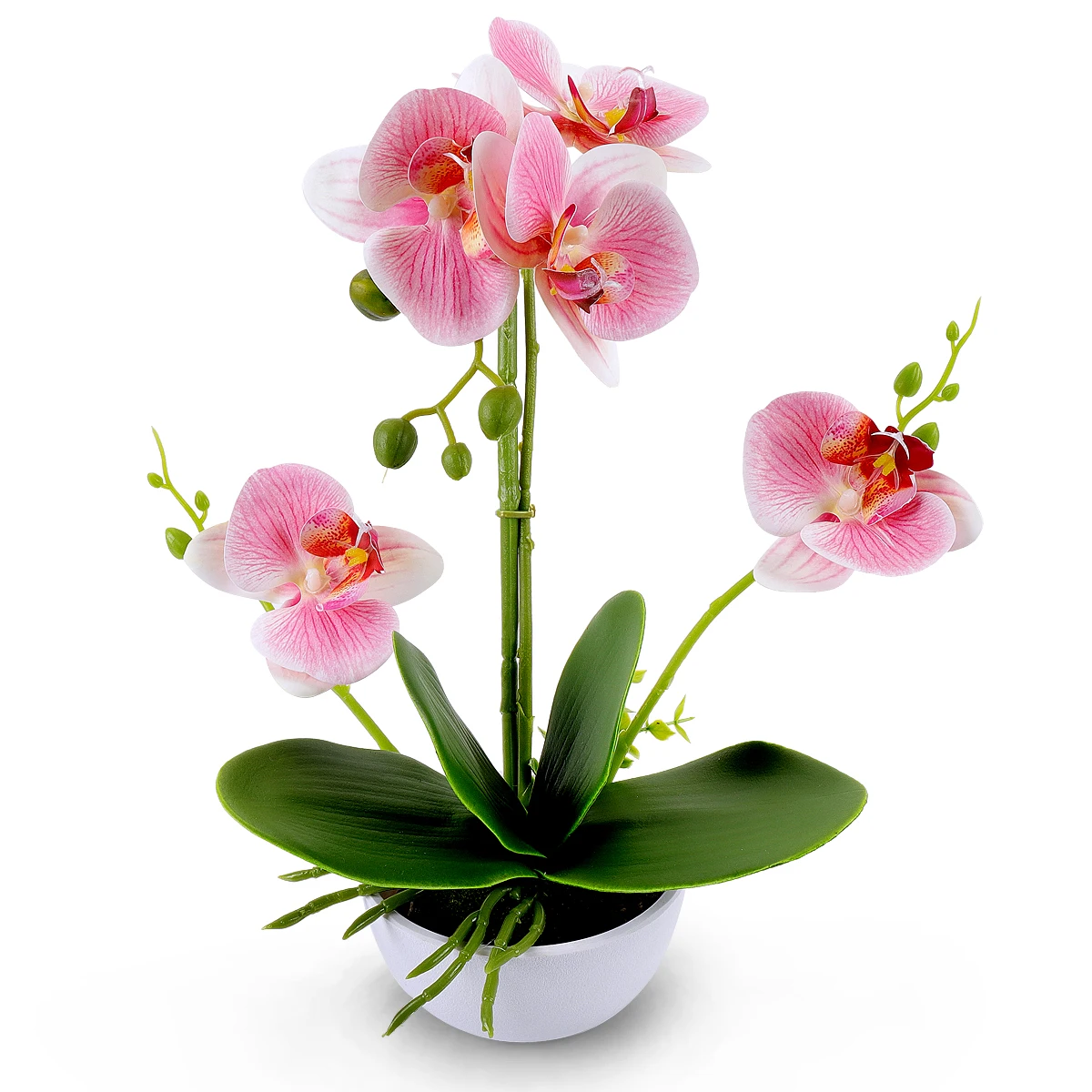 2021 Factory direct sales Real Touch Artificial Pu Orchid Flowers Butterfly Orchid Branch for Decoration  Wedding Gifts