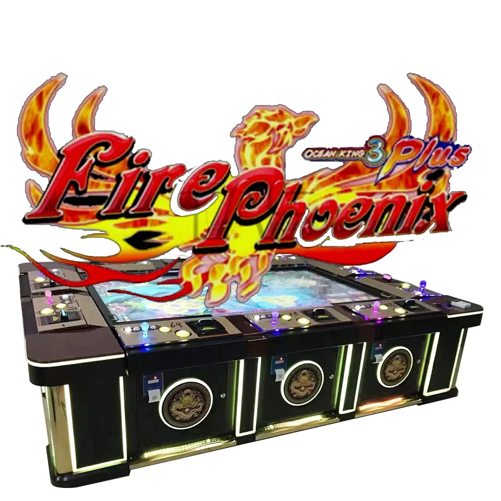 China manufacturer 10 players ocean king thunder dragon metal fishing hunter machine fish table game with cabinets