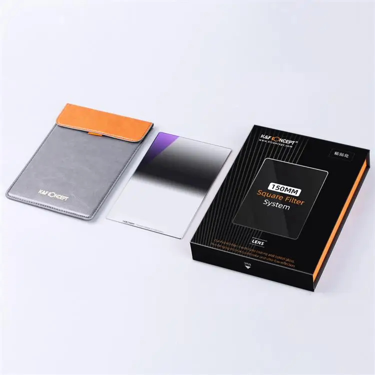  K & F Concept camera graduated нейтральная плотность стеклянный фильтр nd обратный