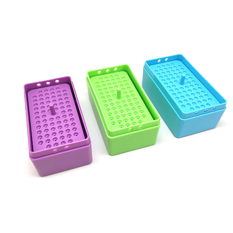 Endo box plastic sterilization box 72pcs file holder  Autoclavable 134 Degree