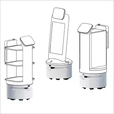 New Robot Chassis Mobile Robot Trolley Chassis Automatic Obstacle Avoidance Intelligent Chassis