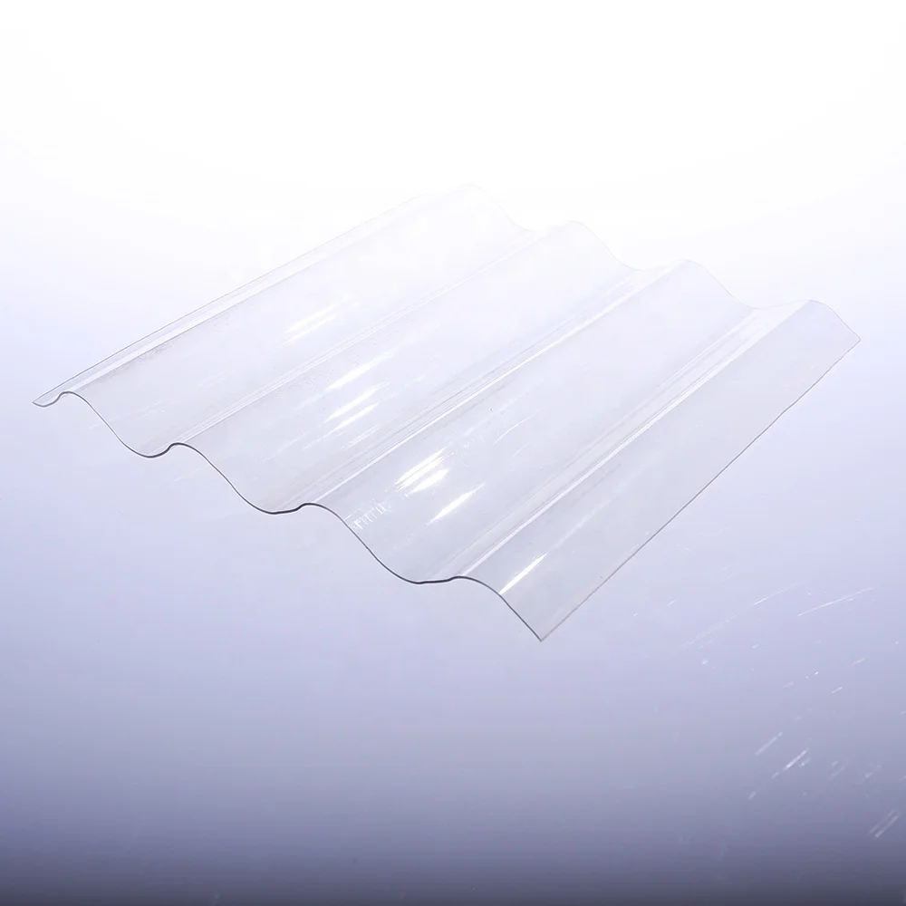 High Strengt lightweight cheap uv polycarbonate transparent corrugated sheet