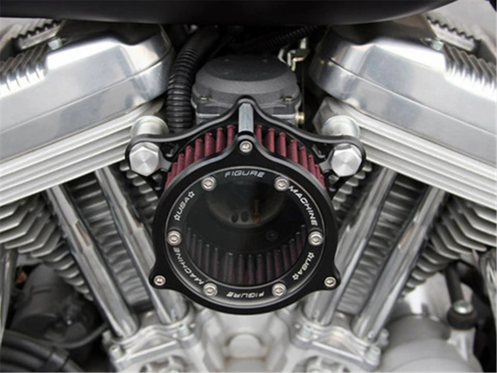 Motorcycle Air Filter CNC Cleaner Intake System Kit For Harley Sportster XL883 XL1200 Iron 883 48 72 Seventy-Two
