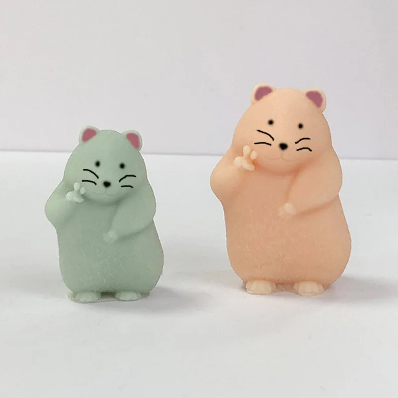 Силиконовые свечи форма для мыши мыла ручной работы 3D-мыши мультяшная