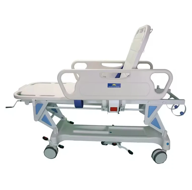 Factory Wholesale Medical Transport Stretcher Transfer Trolley Hospital Bed For Emergency